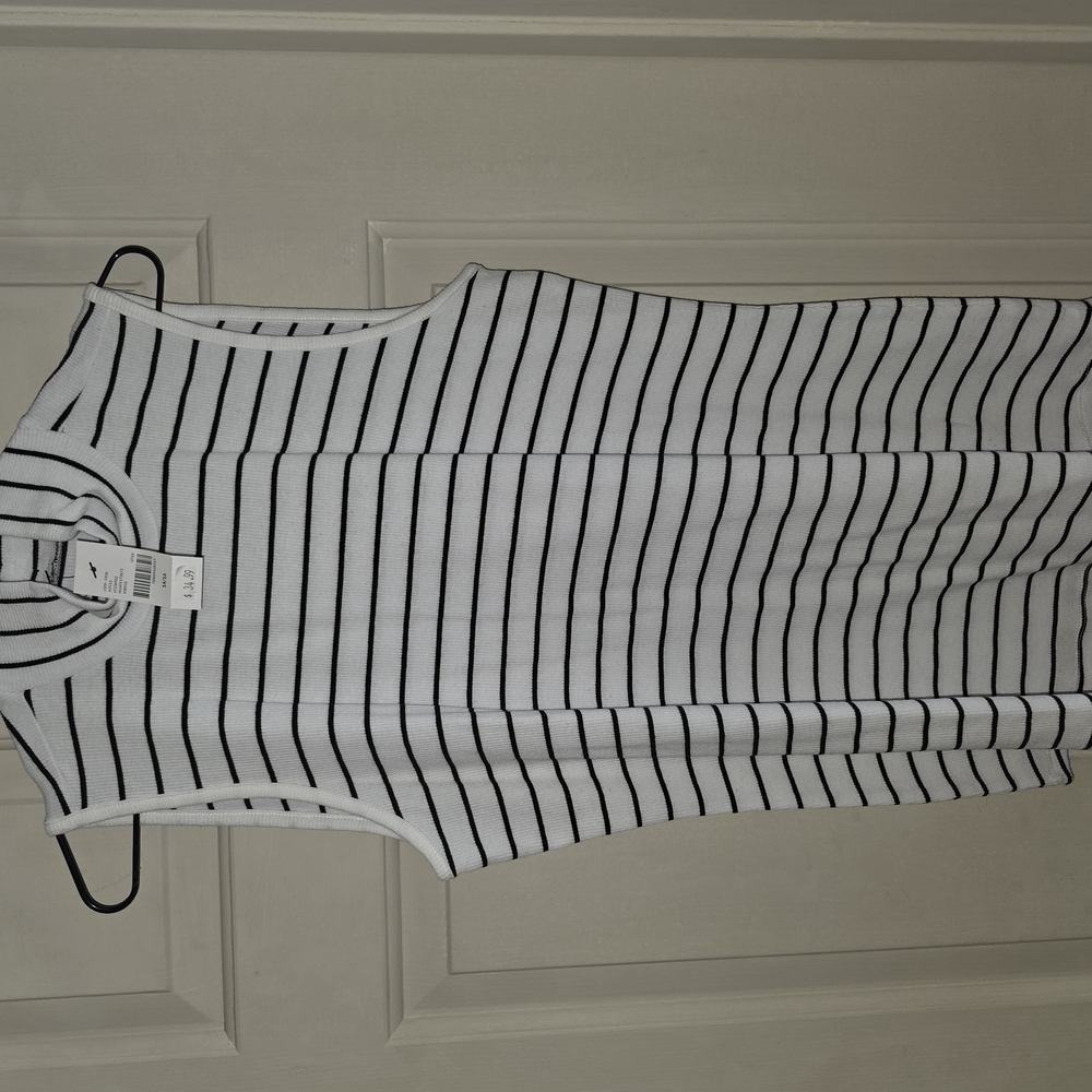 Striped Sleeveless Top